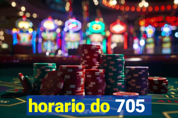 horario do 705