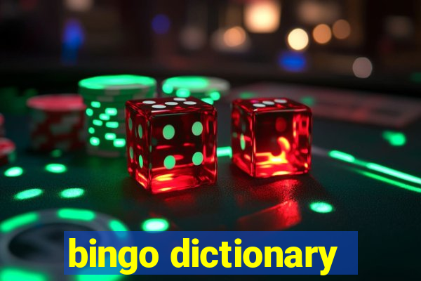 bingo dictionary