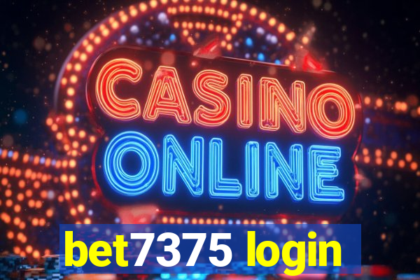 bet7375 login