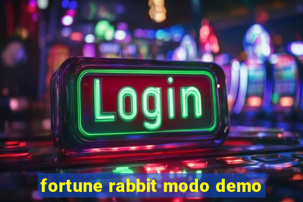 fortune rabbit modo demo