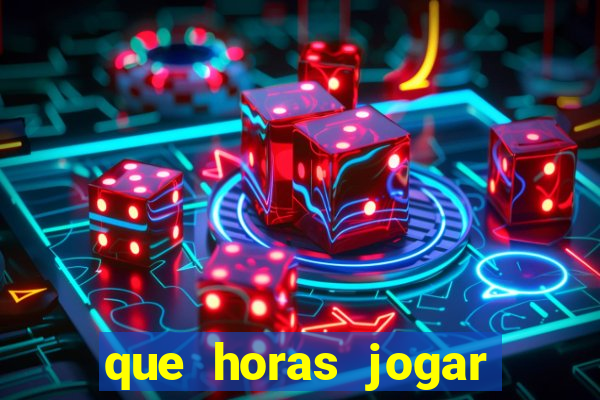 que horas jogar fortune tiger