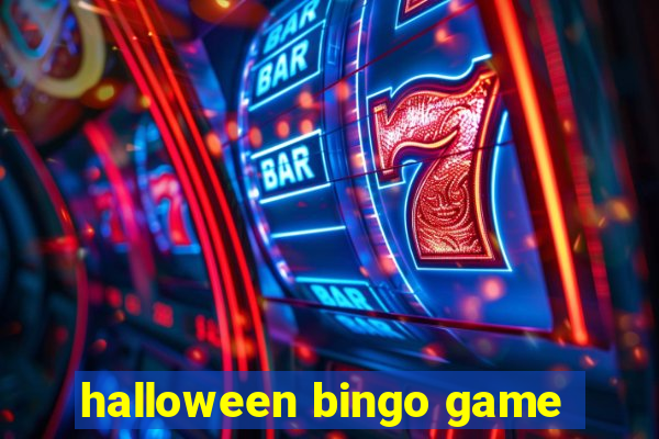 halloween bingo game