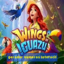 gerador numeros lotofacil