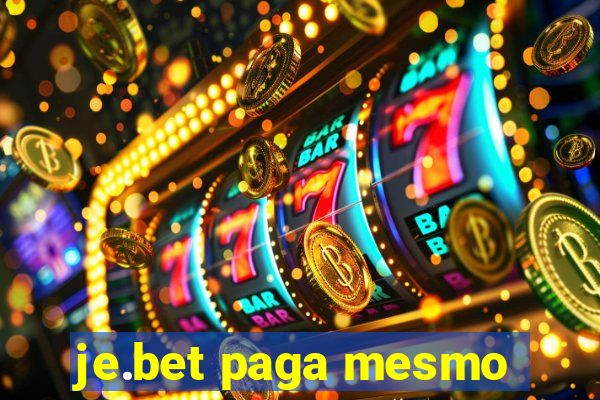 je.bet paga mesmo