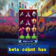 beta count has changed pt br