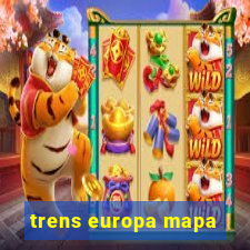 trens europa mapa