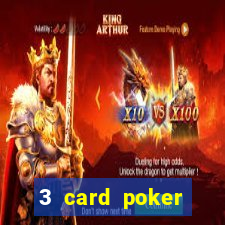 3 card poker casino odds