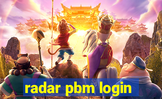 radar pbm login