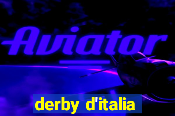 derby d'italia