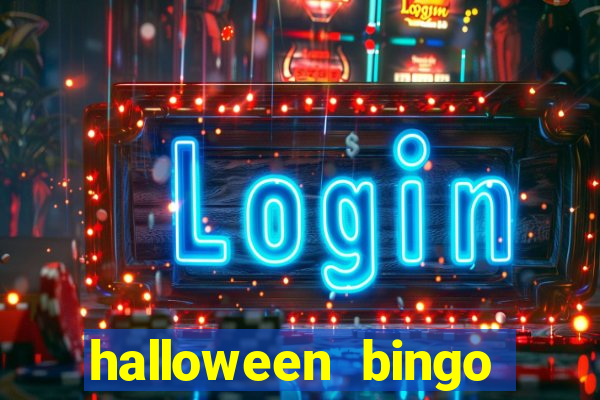 halloween bingo games for kids