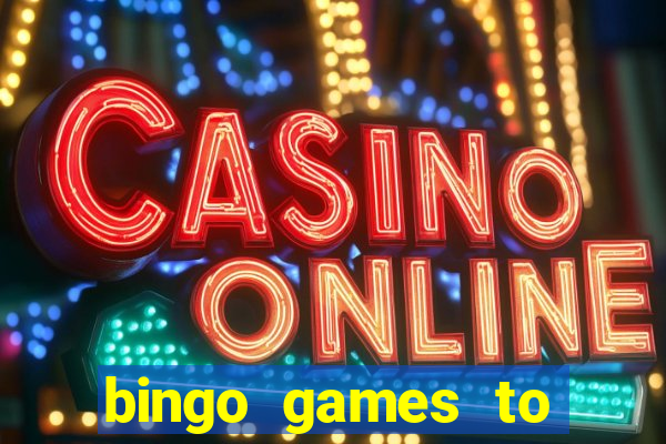 bingo games to play for free