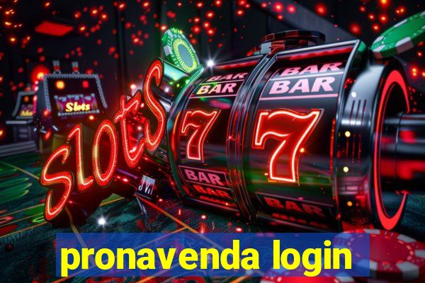 pronavenda login