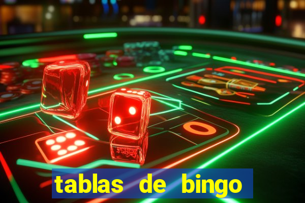 tablas de bingo para imprimir en excel