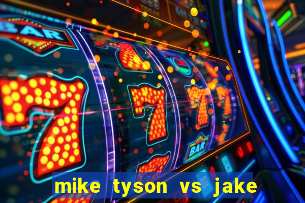 mike tyson vs jake paul assistir online