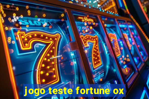 jogo teste fortune ox