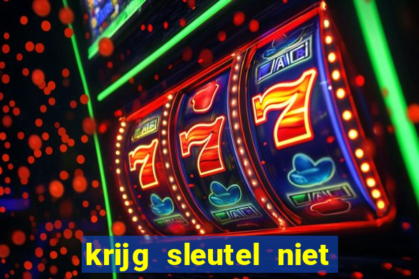 krijg sleutel niet uit slot