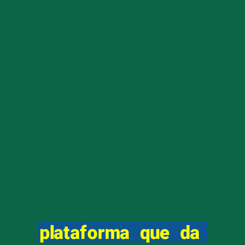 plataforma que da b?nus ao se cadastrar