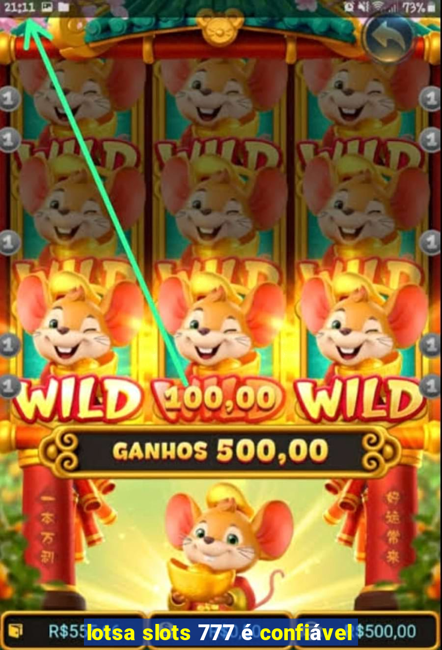 lotsa slots 777 é confiável