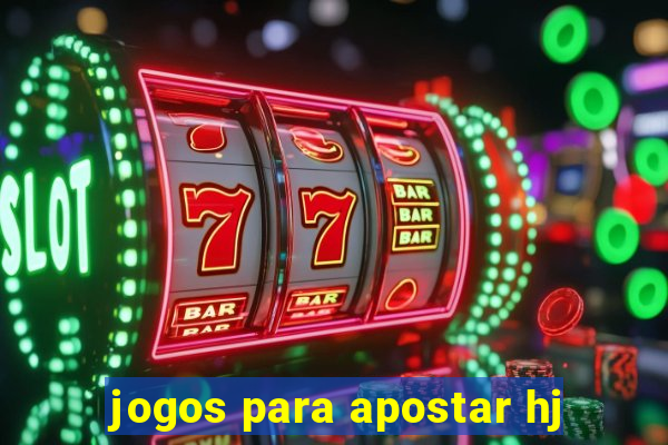 jogos para apostar hj