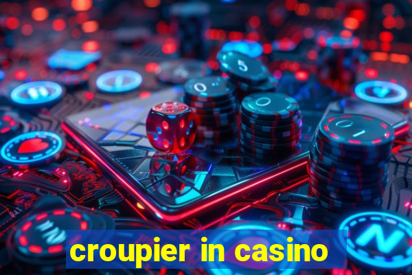 croupier in casino