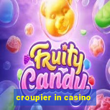 croupier in casino