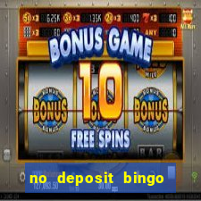 no deposit bingo real money