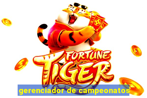 gerenciador de campeonatos