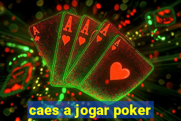 caes a jogar poker