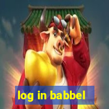 log in babbel