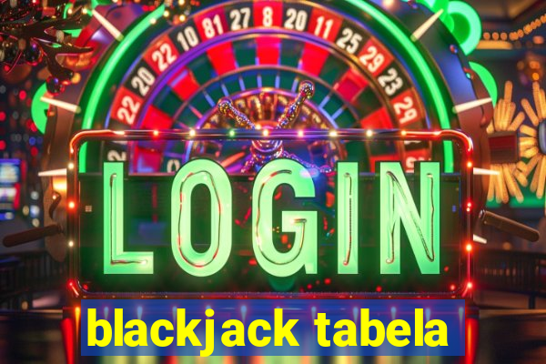 blackjack tabela