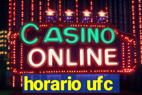 horario ufc