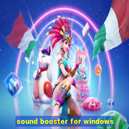 sound booster for windows