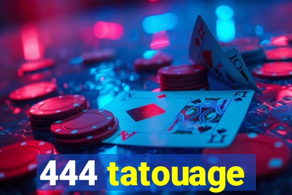 444 tatouage