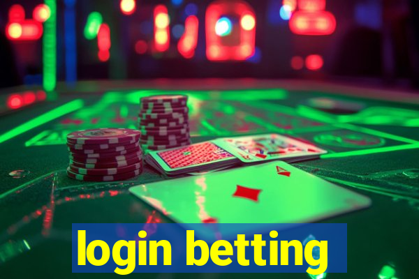 login betting