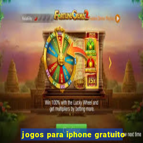 jogos para iphone gratuito