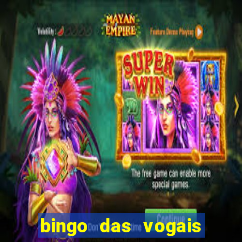 bingo das vogais colorido para imprimir