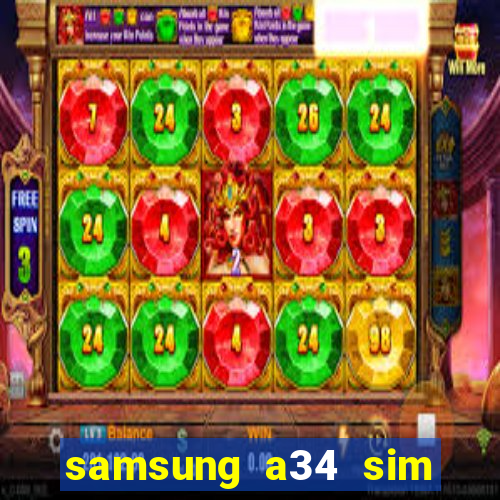 samsung a34 sim card slot