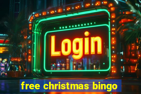 free christmas bingo