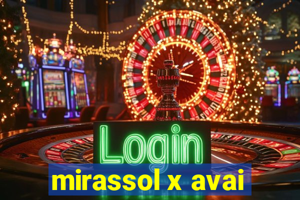 mirassol x avai