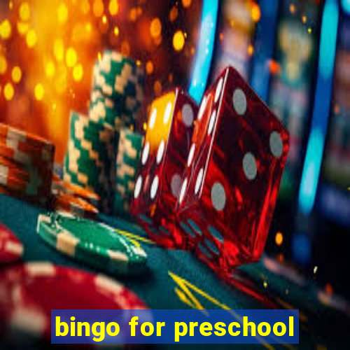 bingo for preschool