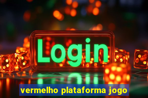 vermelho plataforma jogo