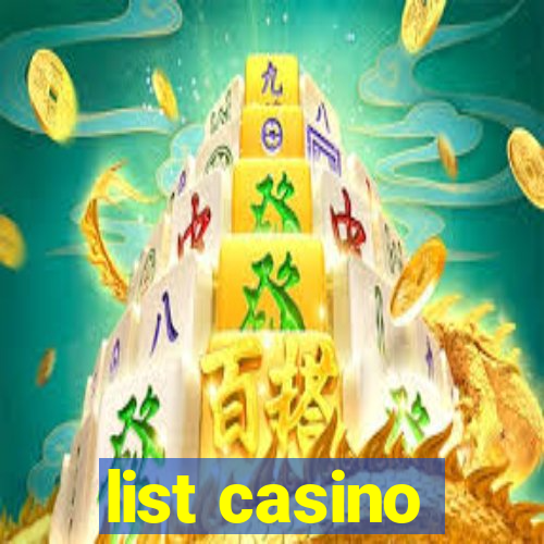 list casino