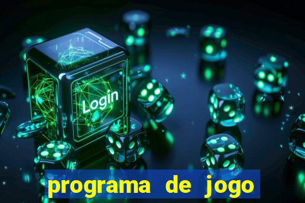 programa de jogo de futebol