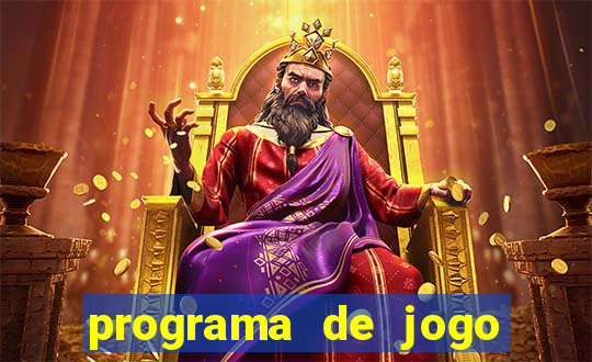 programa de jogo de futebol