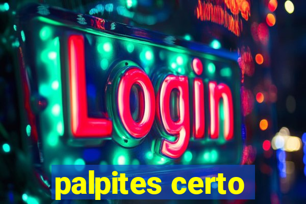 palpites certo