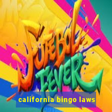 california bingo laws