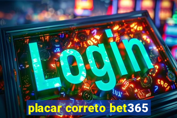 placar correto bet365