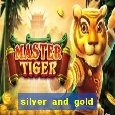 silver and gold slot machine