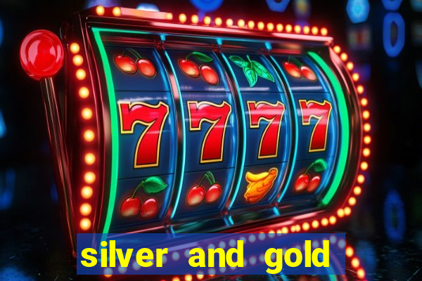 silver and gold slot machine