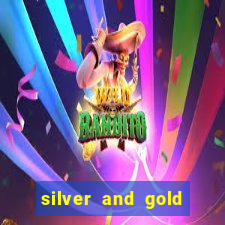 silver and gold slot machine